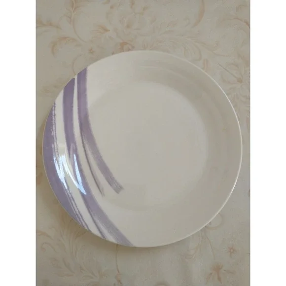 Royal Doulton 1815 Bold Brushstroke Porcelain Lilac Dinner Plate 11 Inch NEW - Picture 1 of 5